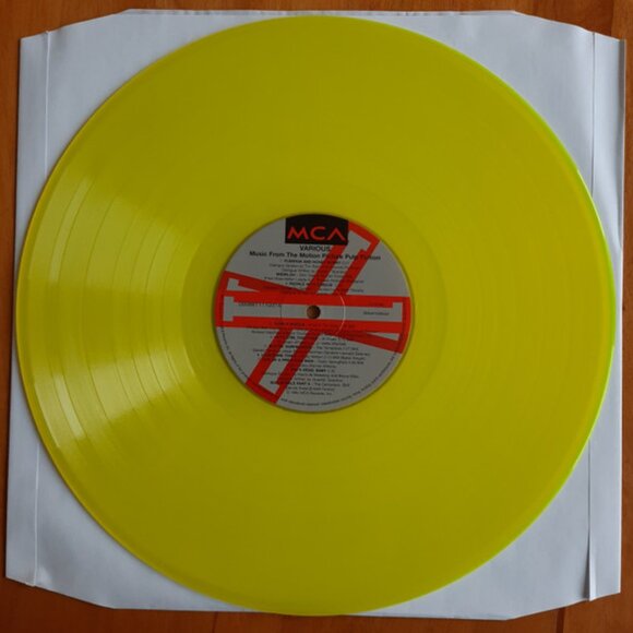 New & Sealed Pulp Fiction Soundtrack LP Target Exclusive Limited Ed Yellow Vinyl - Picture 6 of 8
